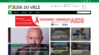 Leia mais sobre o artigo Projeto Folha do Vale em WordPress