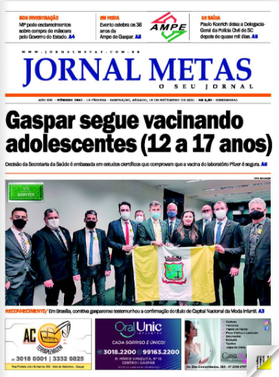 Jornal Metas de Gaspar