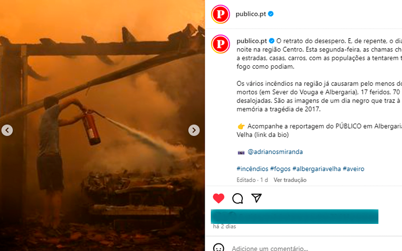 Cobertura do Público