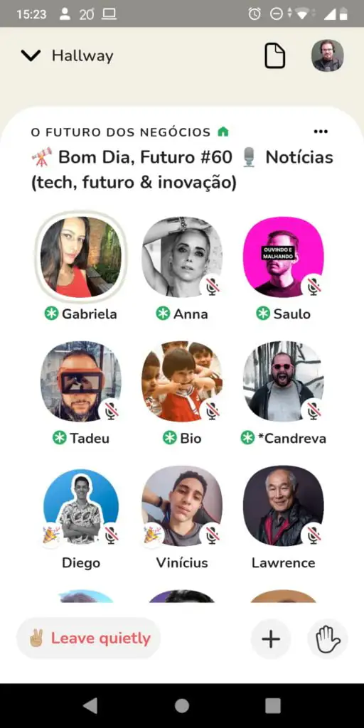 clubhouse por dentro