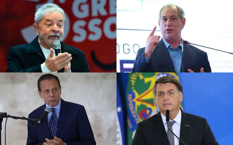 quatro candidatos a presidente