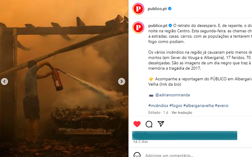 Cobertura do Público