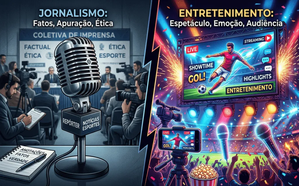 O debate entre jornalismo e entretenimento vai precisar mudar